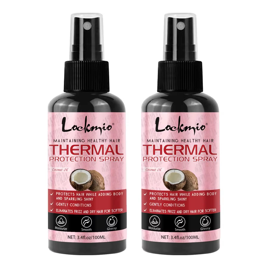 100Ml Heat Thermal Protection Spray Moisturize Smooth Protect Hair Repair Damage Frizz Conditioner for Salon Hairstyle