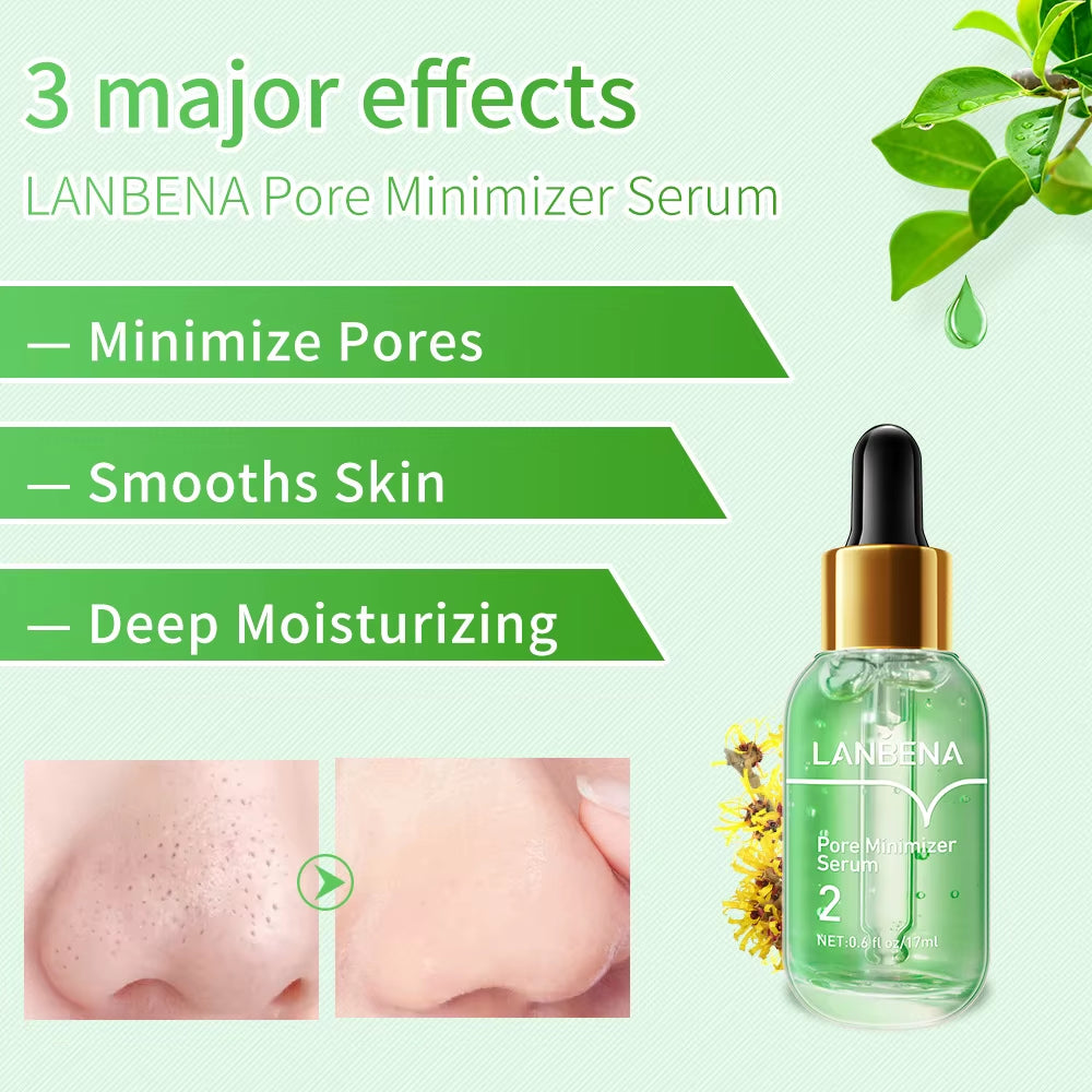 17Ml Pore Minimizer Serum Minimize Pores Smooth Skin Deeply Moisturizing Skin Care Beauty Facial Pore Shrinking Essence